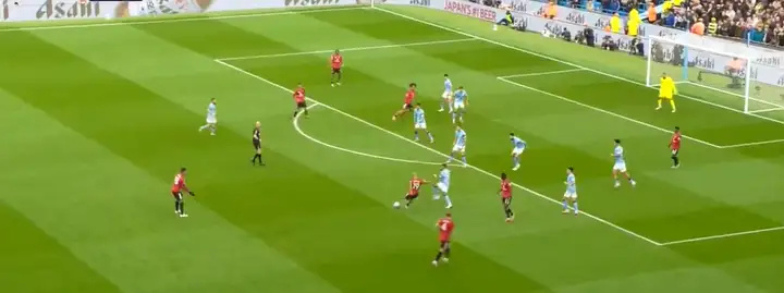 对方后防造, 我是觉得他, 取得进球